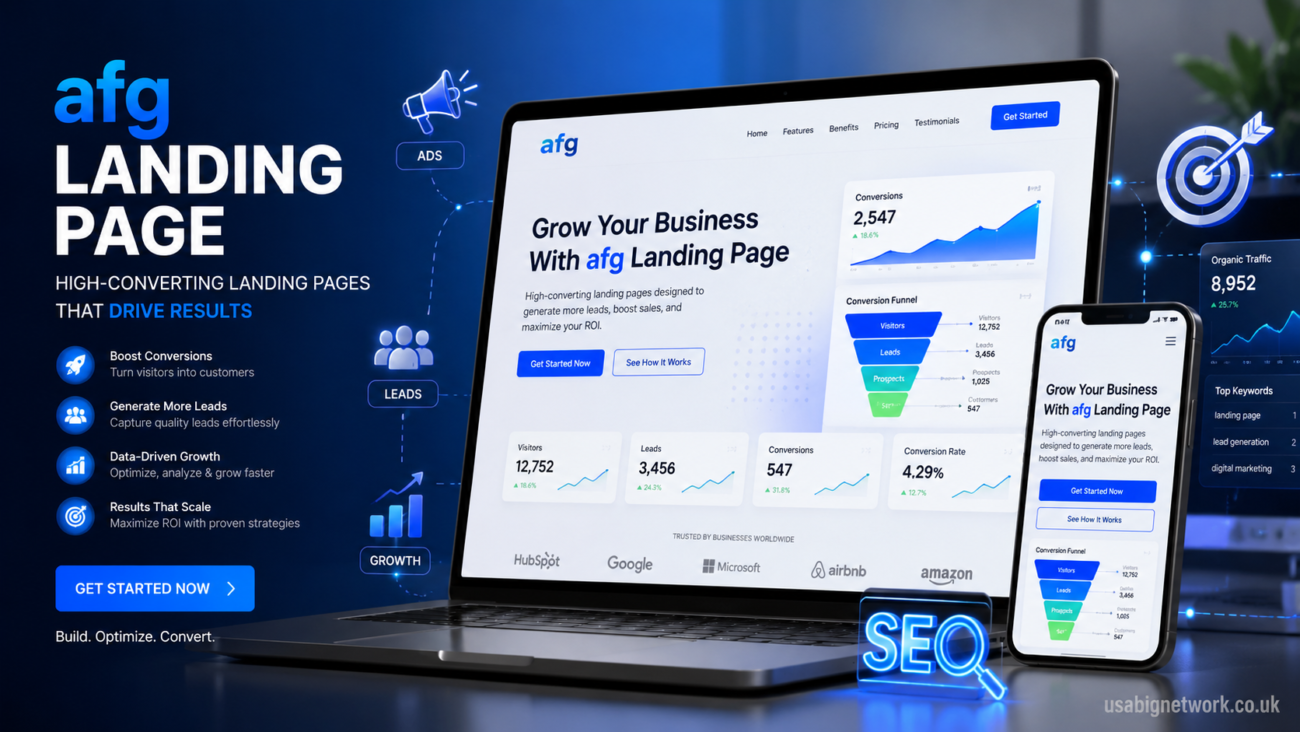 afg landing page