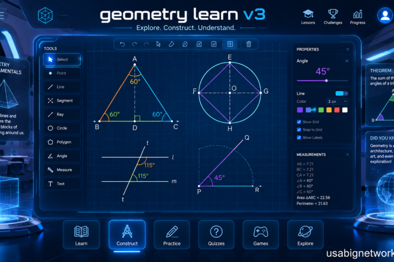 Geometry Learn V3: A Deep Dive Into the Modern Approach to Interactive Geometry Mastery